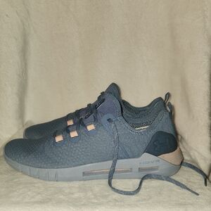 Under Armour Gray Sneakers with Pink Accents